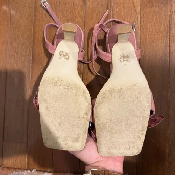 Jeffrey Campbell Pink Floral Women's Sandals - Picture 4 of 6